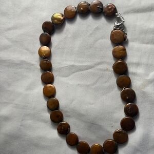 Brown color necklace